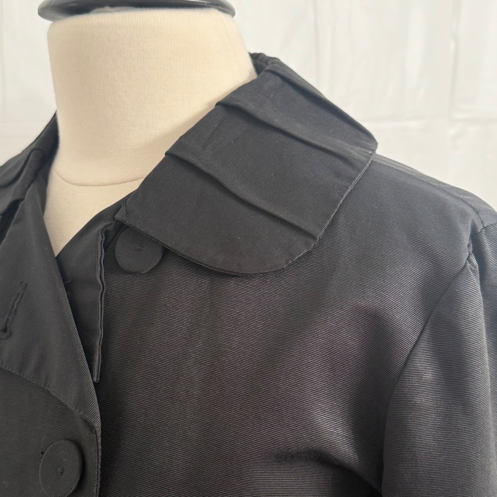Mossimo 3/4 Sleeve Double Breasted Pleated Collar Blazer - Picture 4 of 9